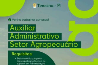 Vaga para Auxiliar Administrativo