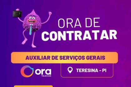 Vaga para Auxiliar de Serviços Gerais