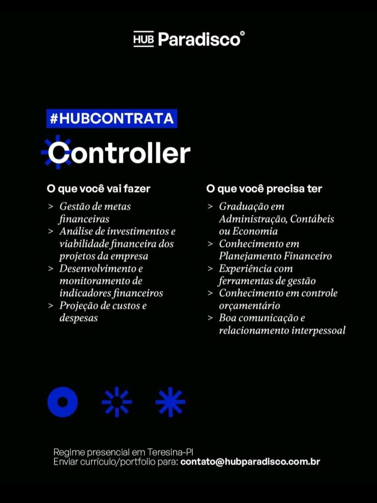 Vaga para Controller