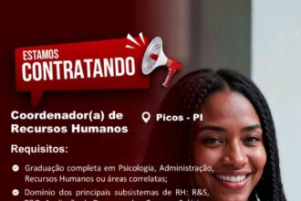 Vaga para Coordenador(a) de RH em Picos