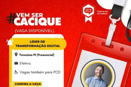 Vaga para Líder de Transformação Digital