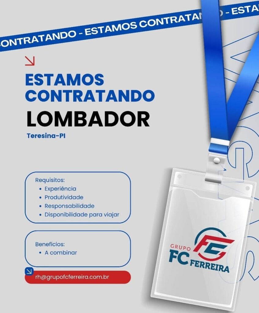 Vaga para Lombador