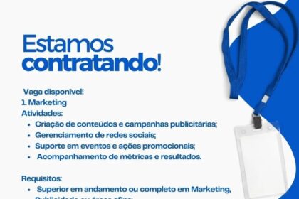 Vaga para Marketing em Parnaíba