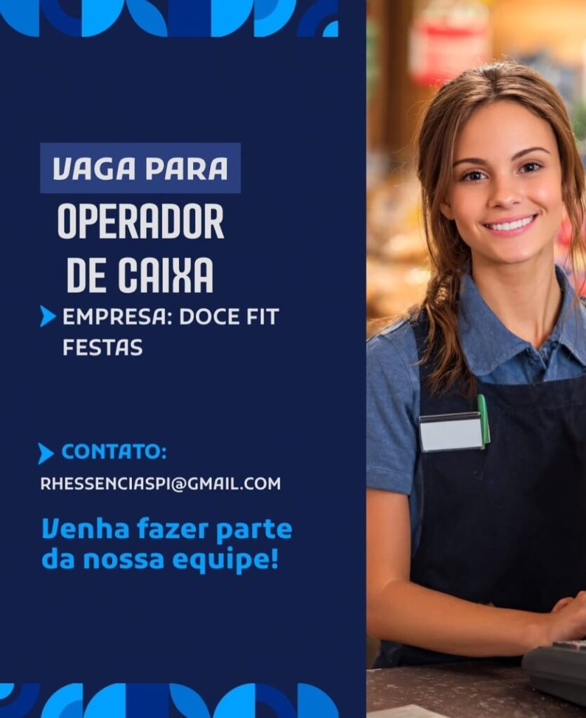 Vaga para Operador de Caixa