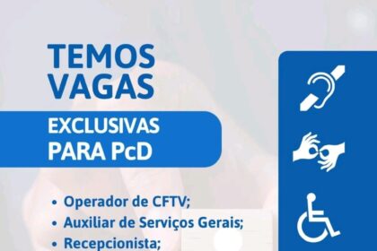 Vaga para PCD