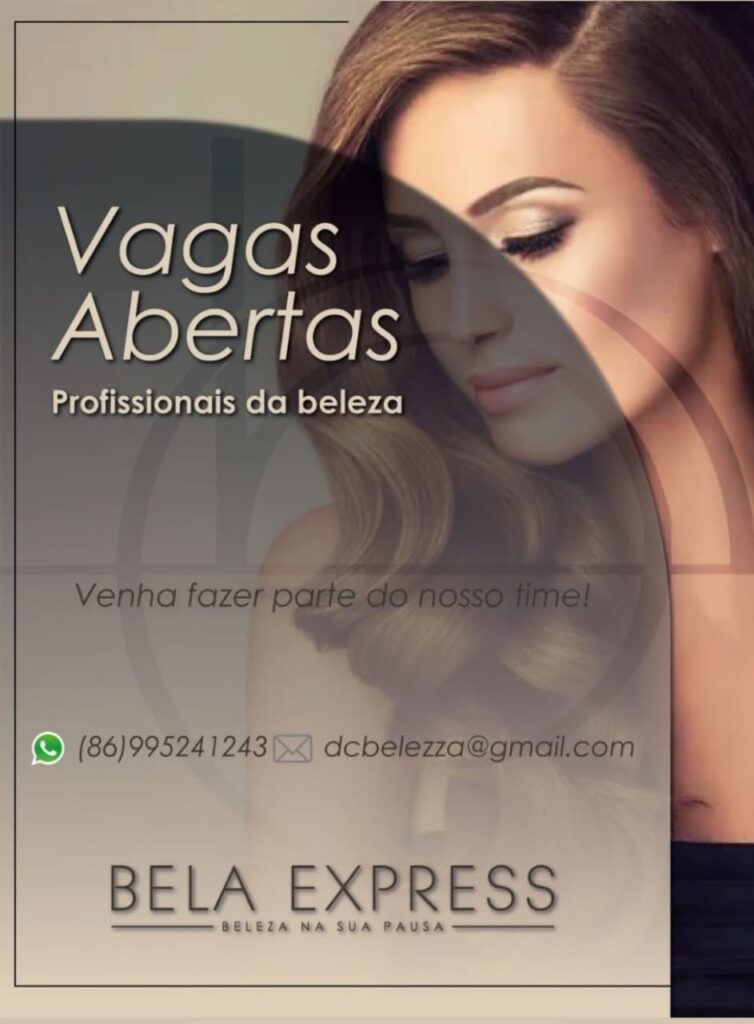 Vaga para Profissionais da Beleza