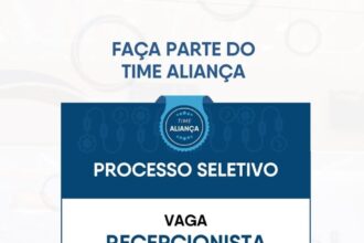 Vaga para Recepcionista