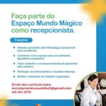 Vaga para Recepcionista