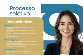 Vaga para Recepcionista