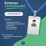 Vaga para Recepcionista