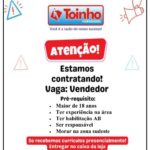 Vaga para Vendedor