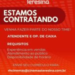 Vagas para Atendente e Op. de Caixa