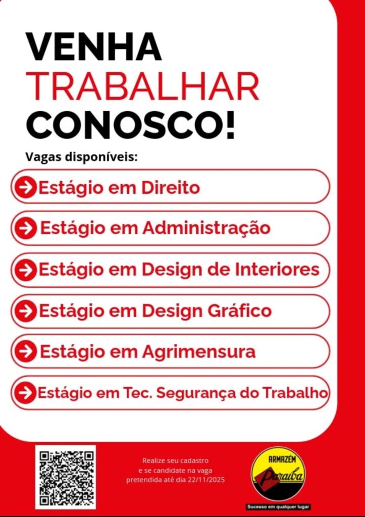 Diversas Vagas de Estágio