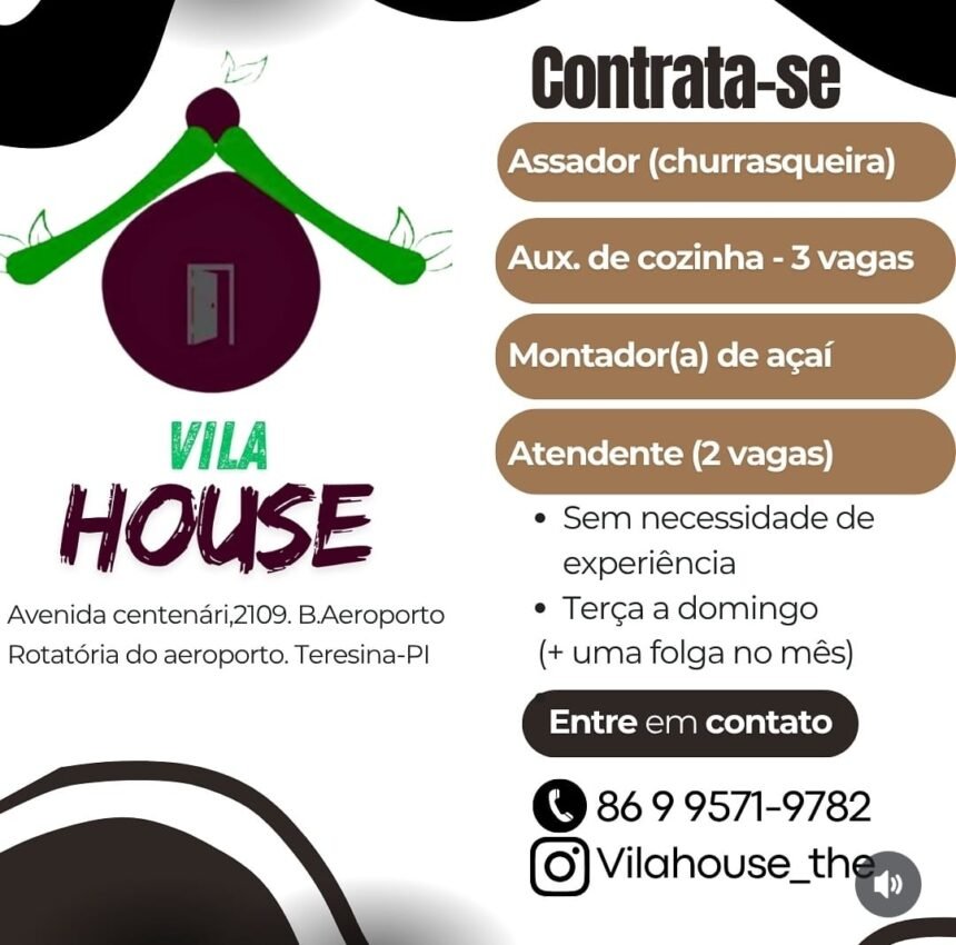 Diversas vagas