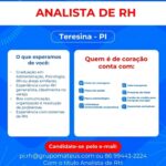 Vaga para Analista de RH
