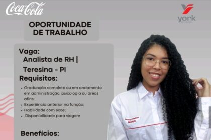 Vaga para Analista de RH em Teresina