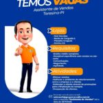 Vaga para Assistente de Vendas