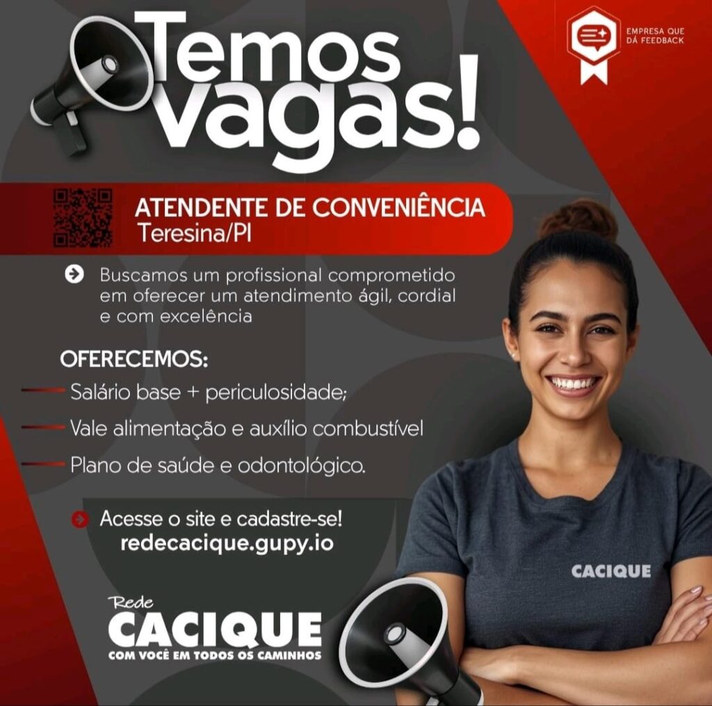 Vaga para Atendente de Conveniência