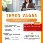 Vaga para Auxiliar Administrativo