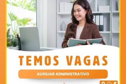 Vaga para Auxiliar Administrativo