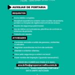 Vaga para Auxiliar de Portaria