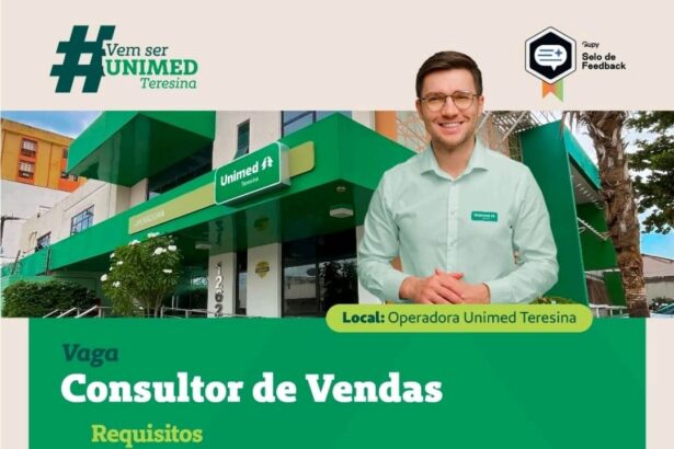 Vaga para Consultor de Vendas