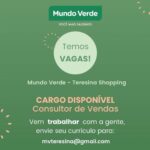 Vaga para Consultor de Vendas