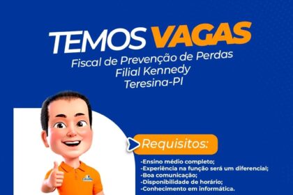 Vaga para Fiscal de Prevenção de Perdas