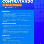 Vaga para Gerente Financeiro