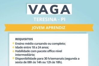 Vaga para Jovem Aprendiz