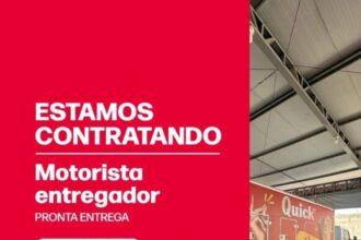 Vaga para Motorista Entregador