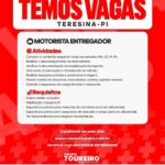 Vaga para Motorista Entregador