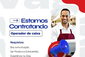 Vaga para Operador de Caixa