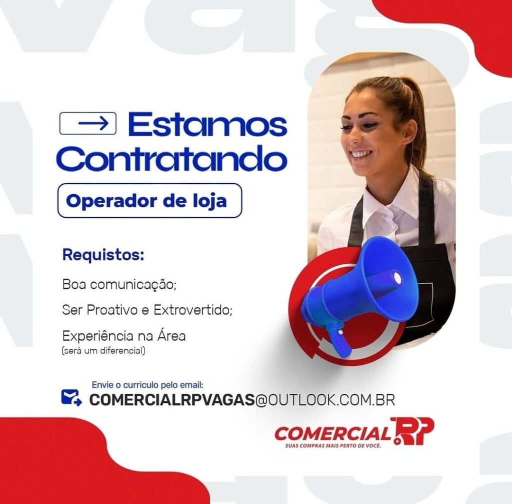Vaga para Operador de Loja