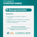 Vaga para Recepcionista