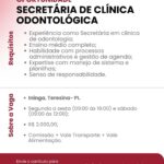 Vaga para Secretária de Clínica Odontológica