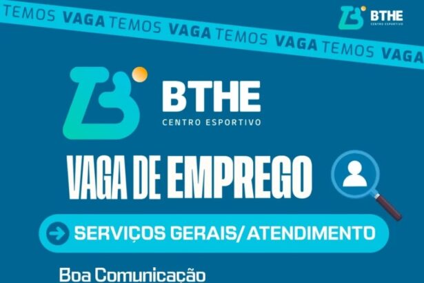 Vaga para Serviços Gerais/ Atendimento