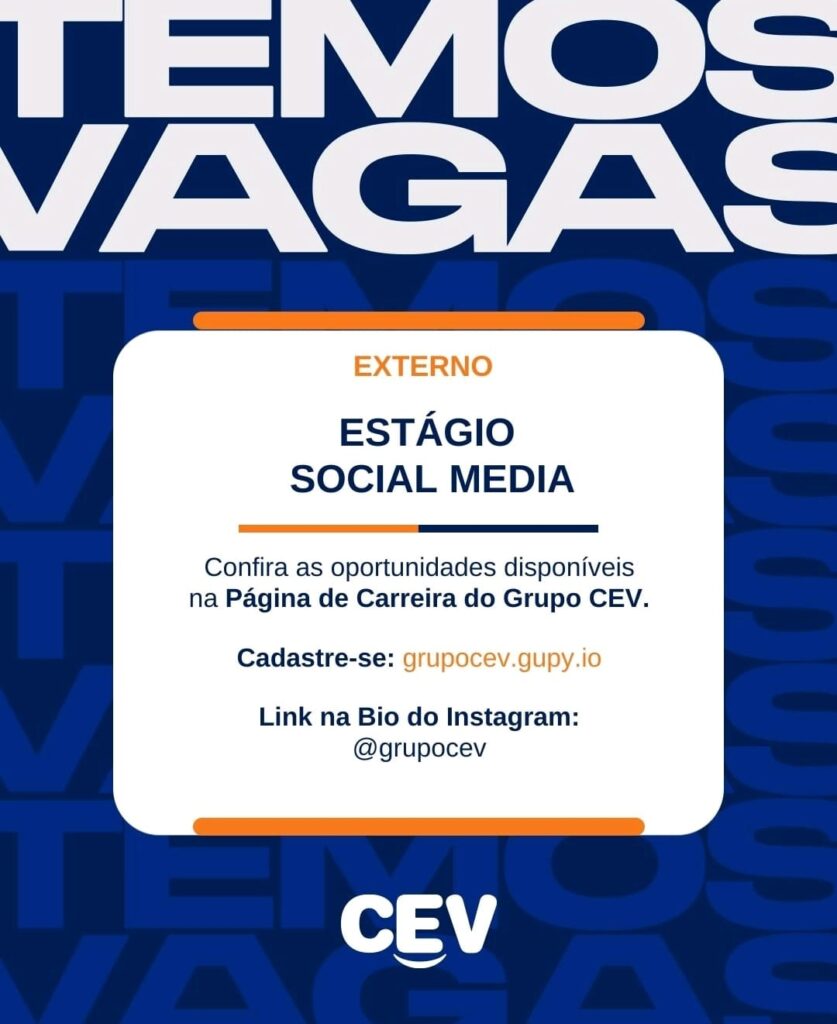 Vaga para Social Media
