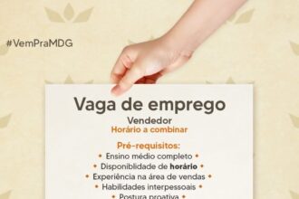 Vaga para Vendedor