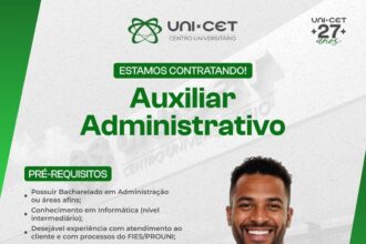 Vaga de Emprego para Auxiliar Administrativo em Teresina