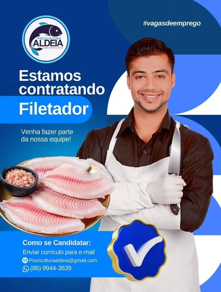 Vaga de emprego para Filetador em Teresina