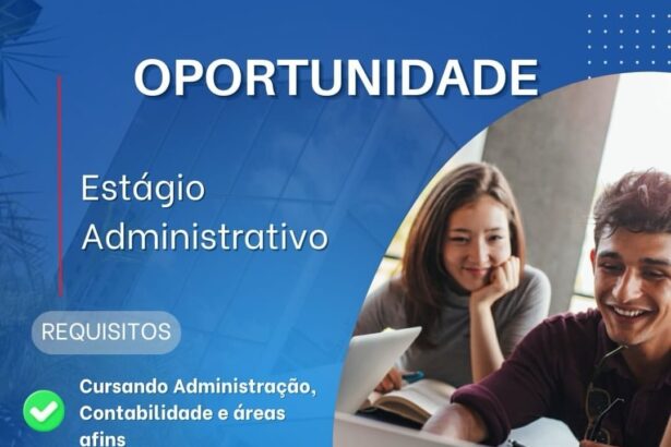 Vaga de Estágio para Administração 