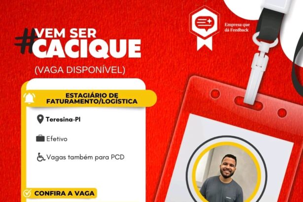 Vaga de Estágio para Faturamento/Logística 
