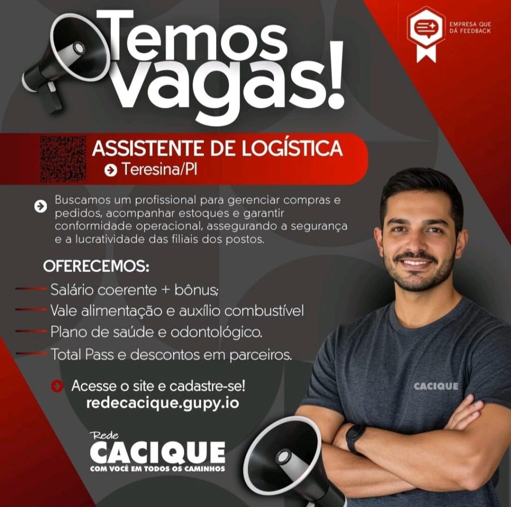 Vaga de emprego para Assistente de Logística