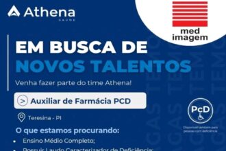 Vaga de emprego para Auxiliar de Farmácia PCD