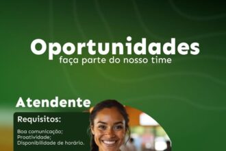 Vaga para Atendente