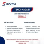 Vaga para Aux. de Serviços Gerais