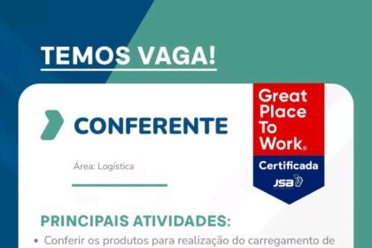 Vaga para Conferente