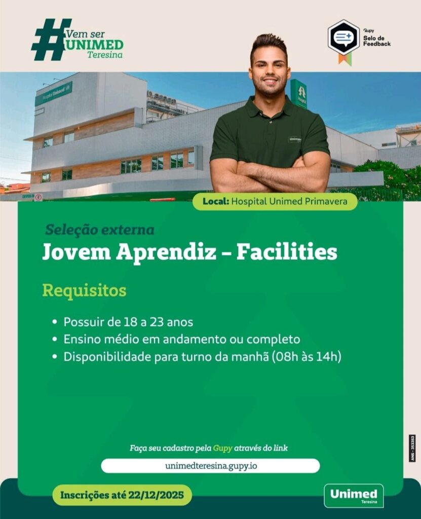 Vaga para Jovem Aprendiz