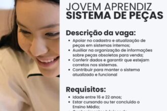 Vaga para Jovem Aprendiz